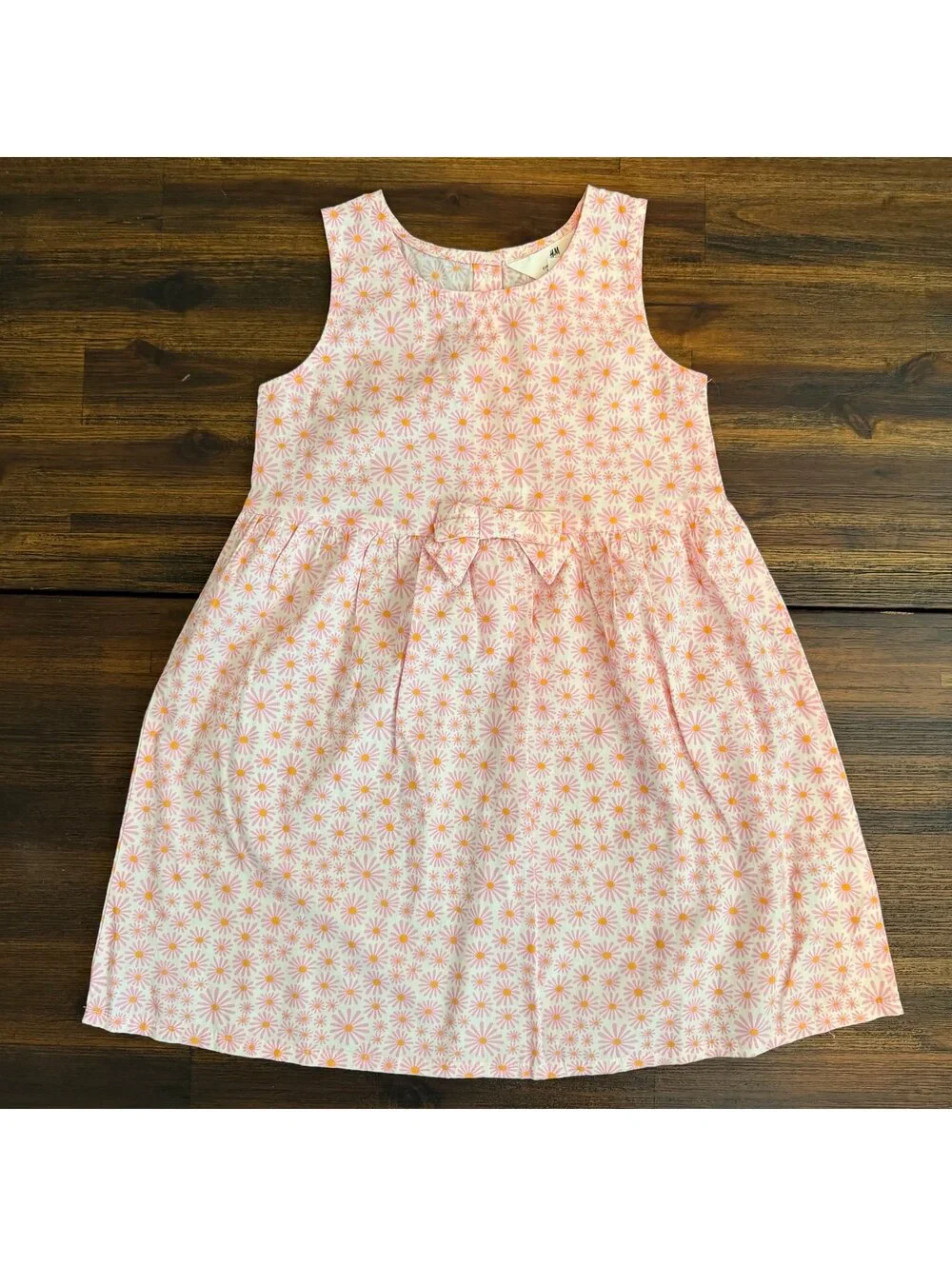 H&M pink Floral Sundress Size 3-4 NWT